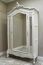 3 mirror rococo style armoire